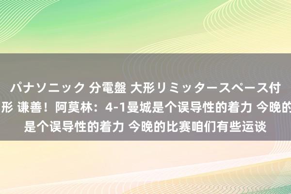 パナソニック 分電盤 大形リミッタースペース付 露出・半埋込両用形 谦善！阿莫林：4-1曼城是个误导性的着力 今晚的比赛咱们有些运谈